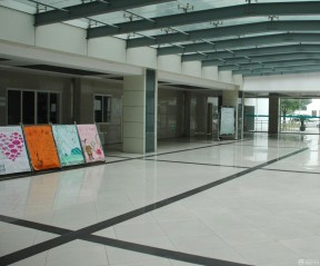 学校大厅装修效果图 地板砖