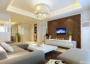 客廳電視背景墻紙 自建房