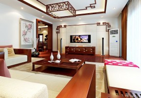 客廳簡(jiǎn)裝修效果圖 中式家裝風(fēng)格