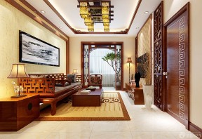 農(nóng)村客廳設(shè)計(jì)效果圖 中式風(fēng)格裝修