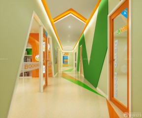 小型学校装修设计 走廊玄关图片