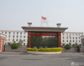 学校大门设计图片