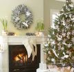 家装壁炉圣诞装饰装修效果图片