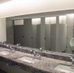 商场厕所洗手盆台面装修效果图片