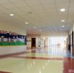 学校走廊防滑地板砖装修效果图