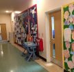 学校走廊背景墙装饰装修效果图片