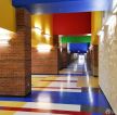 国际学校走廊装修效果图片