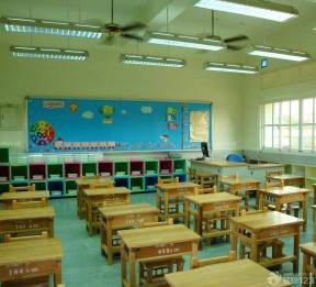 苏州学校幼儿教室墙面装修效果图片