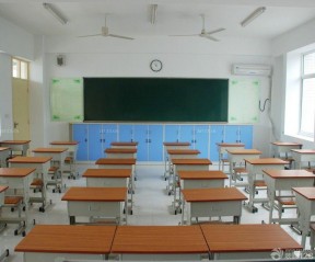 苏州小学学校教室课桌装修效果图片