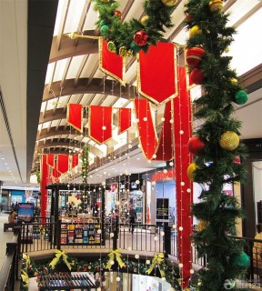 国外圣诞节商场布置设计样板