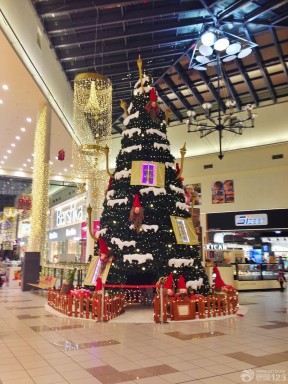 圣诞节商场布置 美式风格