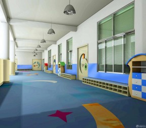 學(xué)校走廊裝修效果圖 簡約吊燈裝修效果圖片