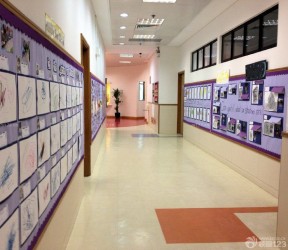 學(xué)校走廊裝修效果圖 