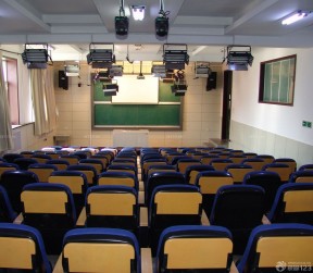 松江学校阶梯教室装修实景图片