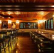 温馨大气的酒吧吧台高凳装修效果图片