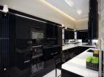 黑白室内装潢现代厨房设计