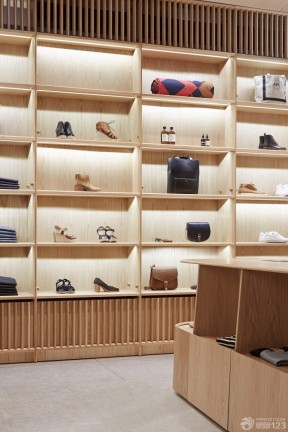 商场欧式鞋柜装修效果图 实木鞋柜图片