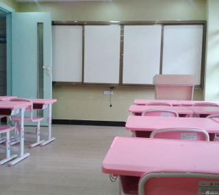 文化学校小型教室装修效果图2023图片