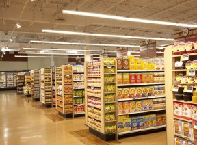 商场超市走廊吊顶装修效果图