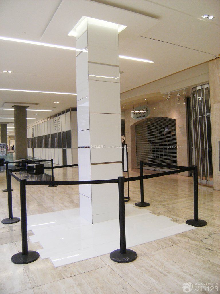 商场走廊柱子装修效果图片