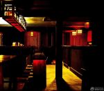 经典日本酒吧装修灯光设计