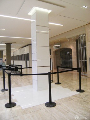 商场柱子装修效果图 走廊装修效果图片