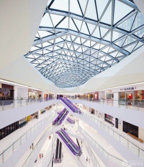 大型商场中庭设计图 室内吊顶效果图