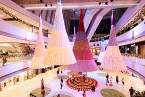 大型商场中庭装饰设计效果图