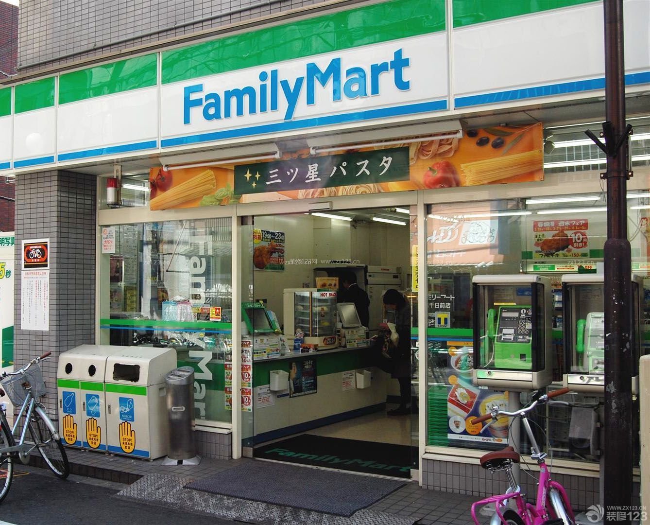 國外便利店門頭裝修效果圖圖片大全