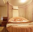 欧式圆床卧室床缦装修效果图片