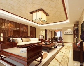 現(xiàn)代中式客廳裝修效果圖大全2020圖片 客廳吸頂燈