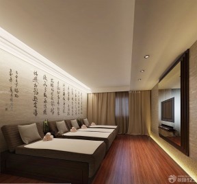 泰式按摩裝修 電視背景墻設(shè)計(jì)裝修效果圖片