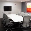 小型会议室灰色墙面在装修效果图片