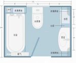 某商場公共衛(wèi)生間設計平面圖