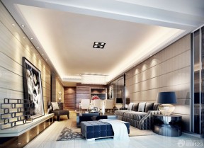 現(xiàn)代簡約客廳裝飾畫 大型別墅設(shè)計(jì)