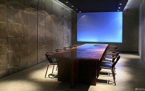 中式会议室装修效果图 石材墙面装修效果图片