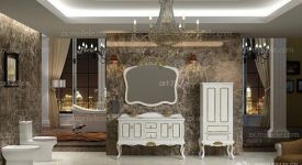 歐式衛(wèi)浴裝修效果圖,廁所都如此