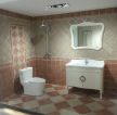 卫浴展厅贴瓷砖背景墙设计效果图片