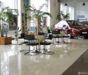 汽车4s店展厅布置 休闲区布置装修效果图片