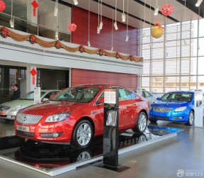 汽车4s店展厅布置效果图片