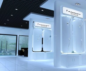 卫浴展厅效果图 隔断设计