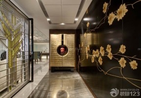 現(xiàn)代中式裝修樣板間 玄關(guān)設(shè)計圖片