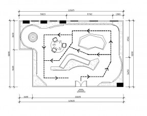 室內(nèi)展示設(shè)計(jì)平面圖