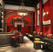 古典酒吧多人沙发装修效果图片