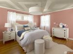 8平米小卧室粉色墙面装修效果图片