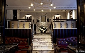 古典酒吧装修设计图 楼梯设计装修效果图片