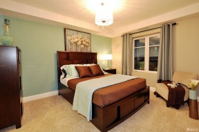 8平米小卧室装修图 美式混搭风格