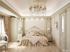 卧室石膏线效果图 北欧风格装修设计