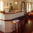 别墅家庭酒吧木质吧台装修设计效果图片