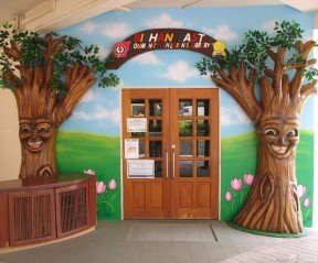 儿童图书馆图片 实木门装修效果图